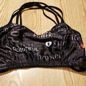 Angel Del Mar Women's Bra  Size: Large  Black